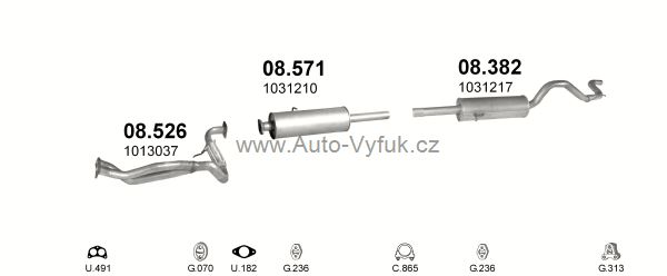 FORD TRANSIT TOURNEO 2.5 D BUS 8/1996-0/2000 2496ccm 56kW