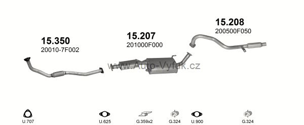 NISSAN TERRANO I 2.7 D 4X4 HARD TOP 4/1993-10/1999 2664ccm 90kW