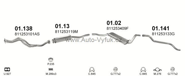 AUDI COUPE 1.8 COUPE 8/1984-9/1986 1781ccm 66kW