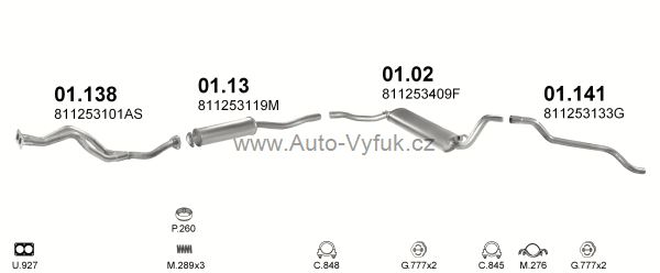 AUDI 80 1.8 SEDAN 8/1984-9/1986 1781ccm 66kW