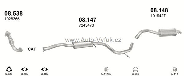 FORD ESCORT 1.8 TD SEDAN, KOMBI 10/1993-0/2000 1753ccm 65kW kat.