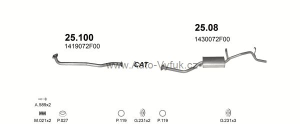 SUZUKI ALTO 1.0 HATCHBACK 0/1994-10/2000 993ccm 40kW kat.