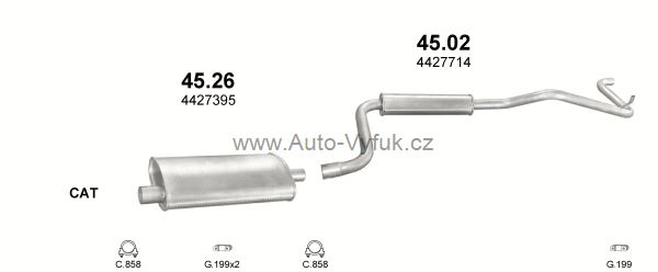 CHRYSLER VOYAGER 2.5 VAN 0/1989-0/1995 2501ccm 73kW kat.