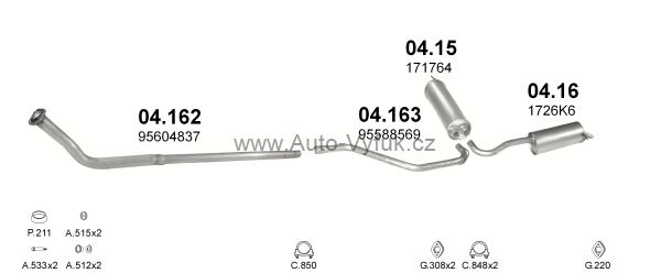 CITROEN BX 1.6 LIFTBACK 1/1987-0/1992 1580ccm 59kW