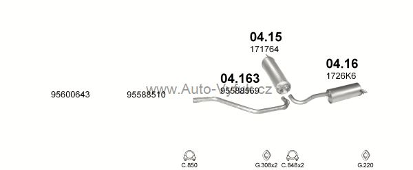 CITROEN BX 1.9 LIFTBACK 3/1985-0/1992 1905ccm 77kW