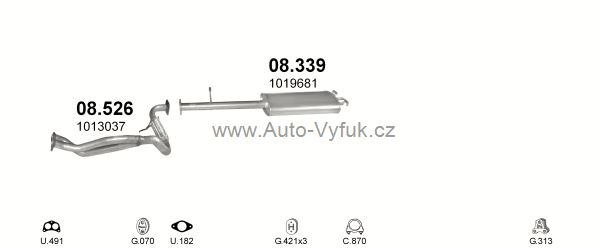 FORD TRANSIT TOURNEO 2.5 D BUS 8/1994-7/1996 2496ccm 56kW