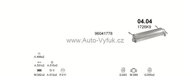 CITROEN ZX 1.6 HATCHBACK 3/1991-0/1998 1580ccm 65kW