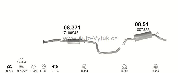 FORD ESCORT 1.4 HATCHBACK 1/1991-5/1992 1392ccm 51kW kat.