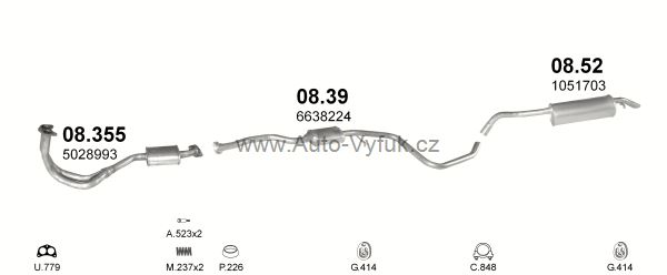 FORD ESCORT 1.4 KOMBI 10/1990-11/1992 1392ccm 53kW