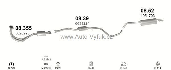 FORD ORION 1.4 SEDAN 10/1990-0/1992 1392ccm 54kW