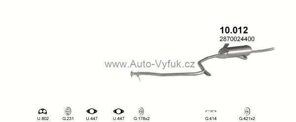 HYUNDAI EXCEL 1.5 SEDAN 8/1989-0/1994 1468ccm 53kW kat.