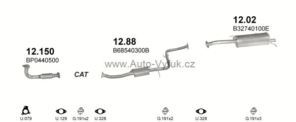 MAZDA MX3 1.6 COUPE 5/1991-10/1993 1598ccm 65kW kat.