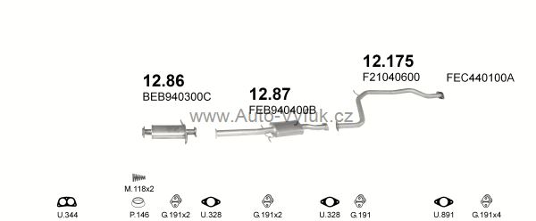 MAZDA 626 2.0 LIFTBACK 9/1987-0/1992 1998ccm 109kW