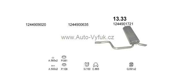 MERCEDES E220 - T124 2.2 KOMBI 10/1992-5/1996 2199ccm 110kW kat.