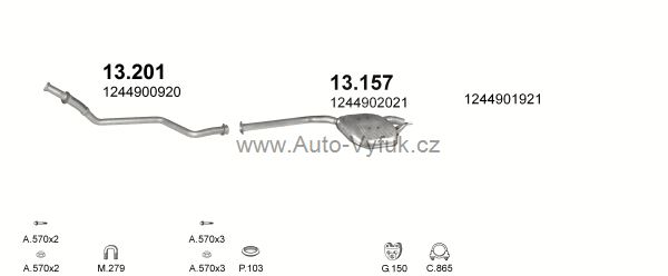 MERCEDES E250 - T124 2.5 TD KOMBI 7/1993-5/1996 2497ccm 93kW