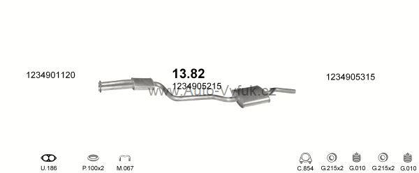 MERCEDES 230 - W123 2.3 SEDAN 7/1980-0/1985 2299ccm 100kW