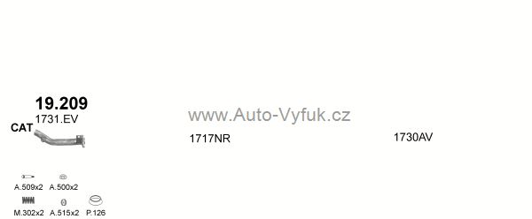 PEUGEOT 207 1.4 HATCHBACK, KOMBI 4/2008-0/0 1360ccm 55kW kat.