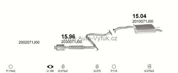 NISSAN PRIMERA 2.0 HATCHBACK, SEDAN 6/1990-0/1992 1998ccm 110kW