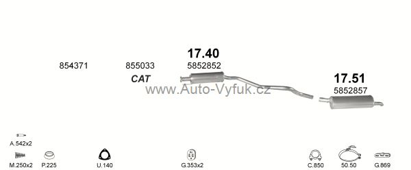 OPEL ASTRA F 1.4 KOMBI, VAN 1/1991-0/1996 1389ccm 44-60kW kat.