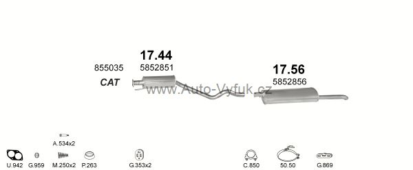 OPEL ASTRA F 1.8 SEDAN 4/1992-2/1993 1796ccm 66kW kat.