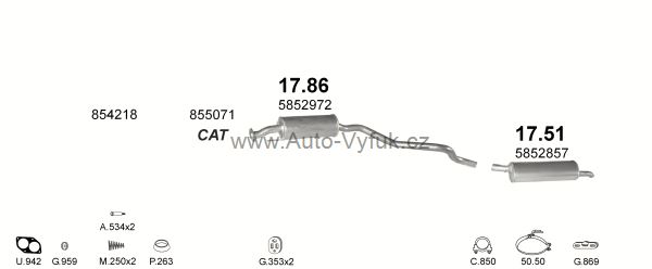 OPEL ASTRA F 1.8 KOMBI, VAN 1/1993-0/1995 1796ccm 66kW kat.