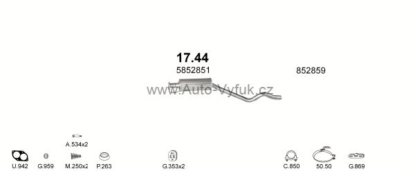 OPEL ASTRA F 2.0 SEDAN 6/1993-12/1995 1998ccm 98kW kat.