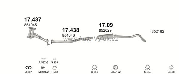 OPEL CORSA A 1.3 HATCHBACK 0/1983-0/1990 1297ccm 51kW