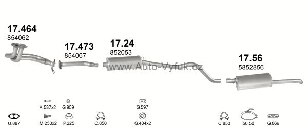 OPEL KADETT E 1.3 SEDAN 9/1984-9/1985 1297ccm 55kW