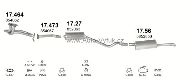 OPEL KADETT E 1.3 SEDAN 9/1985-0/1990 1297ccm 44kW