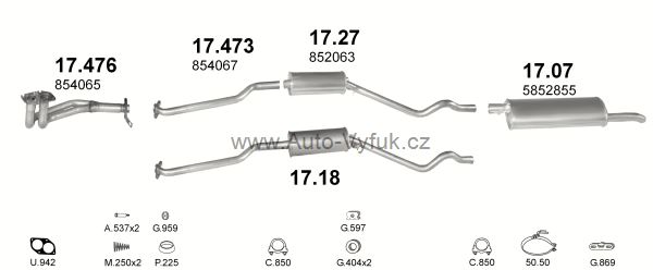 OPEL KADETT E 1.4 HATCHBACK, SEDAN 9/1988-0/1991 1389ccm 55kW