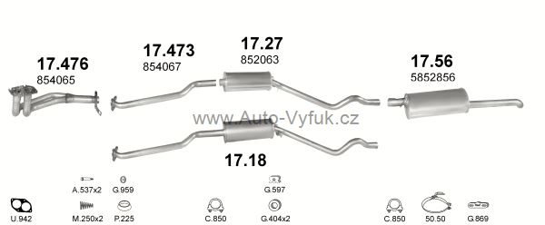 OPEL KADETT E 1.6 SEDAN 9/1985-0/1991 1598ccm 55kW