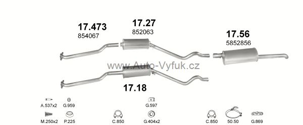 OPEL KADETT E 1.8 SEDAN 0/1986-0/1991 1796ccm 62-82kW