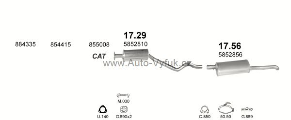 OPEL KADETT E 2.0 SEDAN 0/1986-0/1991 1998ccm 85kW kat.