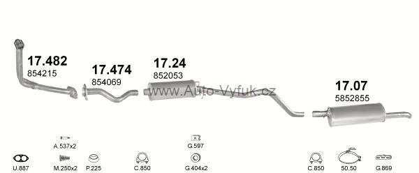 OPEL KADETT E 1.6 D HATCHBACK 0/1984-11/1985 1598ccm 40kW