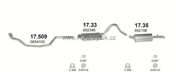 OPEL REKORD E 1.8 SEDAN 0/1982-0/1986 1796ccm 55kW