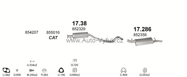 OPEL VECTRA A 1.8 HATCHBACK 7/1988-9/1995 1796ccm 66kW kat.