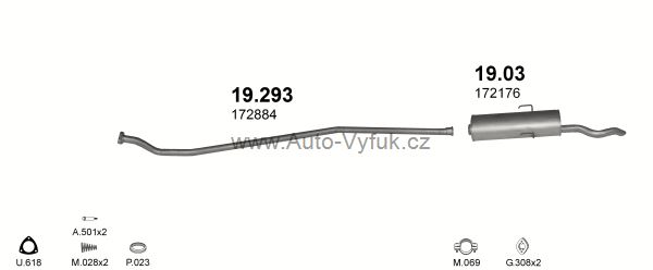 PEUGEOT 309 1.4 HATCHBACK 7/1989-6/1991 1360ccm 51kW