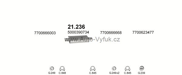 RENAULT TRAFIC 1.4 CHASSIS CAB 0/1981-2/1989 1397ccm kW