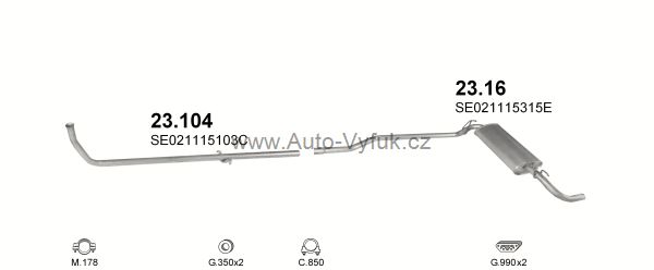 SEAT IBIZA 0.9 HATCHBACK 7/1989-7/1992 903ccm 32kW