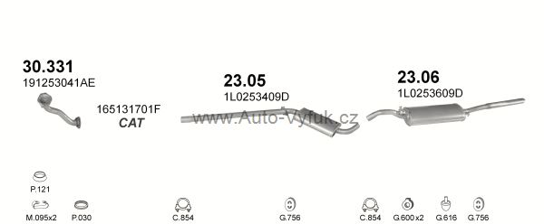 SEAT TOLEDO 1.8 LIFTBACK 0/1991-10/1993 1781ccm 65kW kat.