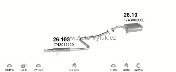 TOYOTA COROLLA 1.6 HATCHBACK 8/1989-8/1992 1587ccm 77kW kat.