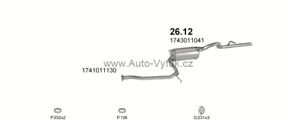 TOYOTA STARLET 1.3 LIFTBACK 10/1984-2/1988 1295ccm 55kW