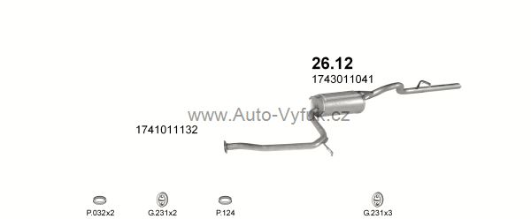 TOYOTA STARLET 1.3 LIFTBACK 2/1988-0/1992 1295ccm 55kW