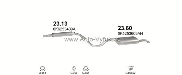 VOLKSWAGEN POLO 1.6 KOMBI 5/1997-9/1999 1598ccm 74kW kat.