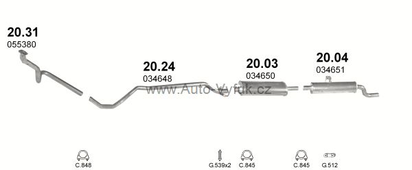 POLONEZ TRUCK 1.9 D PICK-UP 0/0-0/1995 1905ccm 51kW