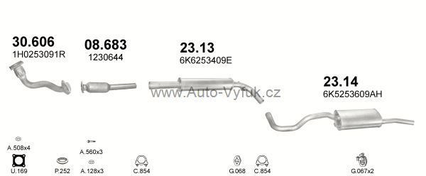 SEAT CORDOBA 1.9 D SEDAN 12/1995-1/1996 1896ccm 47kW kat.