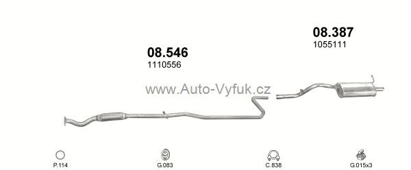 FORD KA 1.3 HATCHBACK 1/2000-10/2002 1297ccm 37-44kW kat.