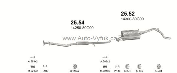 SUZUKI IGNIS 1.3 VAN 1/2004-0/0 1325ccm 69kW kat.