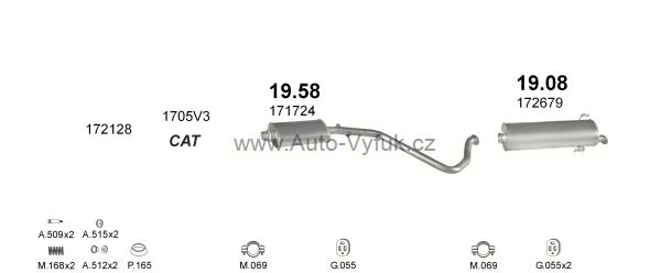 PEUGEOT 306 1.8 D HATCHBACK 3/1997-0/2002 1769ccm 44kW kat.