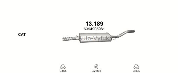 MERCEDES VITO - 639 3.0 D 6/2007-0/0 ccm 150kW kat.